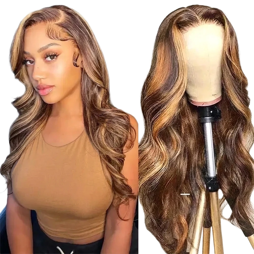 Peluca Rubia Ombre de Pelo Humano
