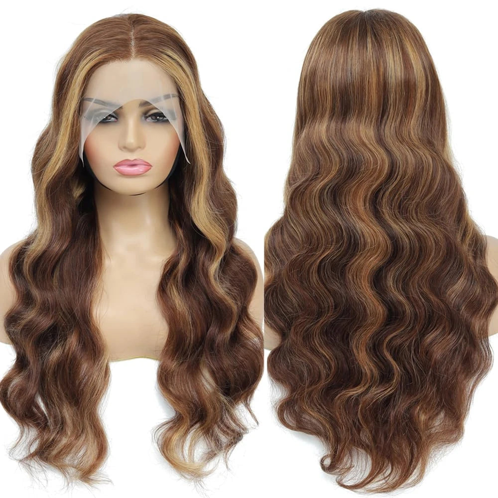 Peluca Rubia Ombre de Pelo Humano