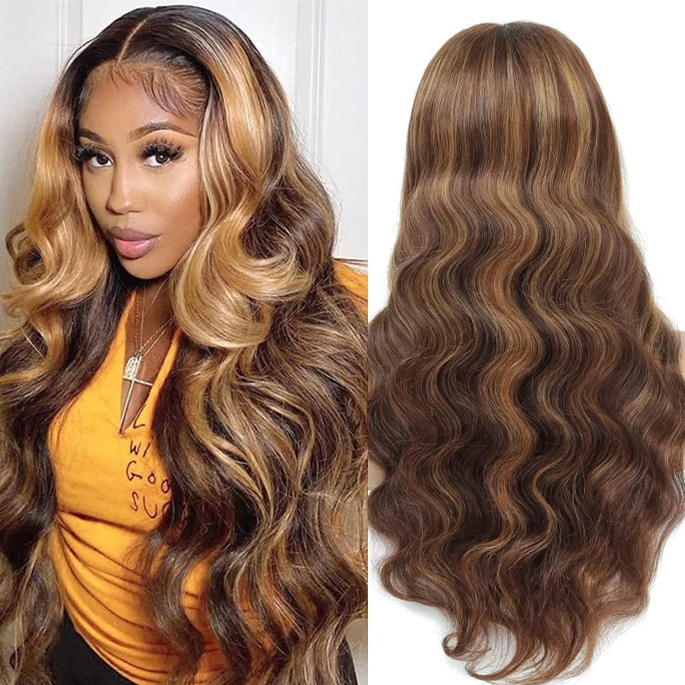 Peluca Rubia Ombre de Pelo Humano