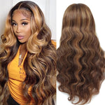 Peluca Rubia Ombre de Pelo Humano