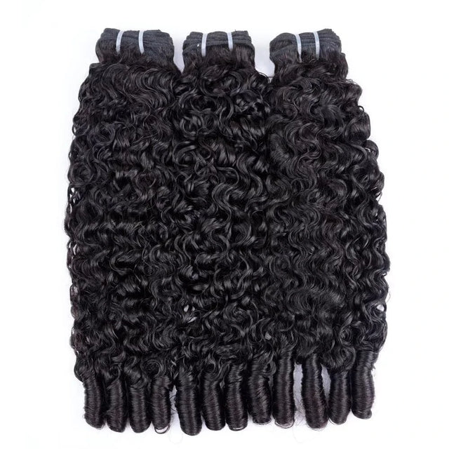 Extensiones de cabello humano rizado birmano