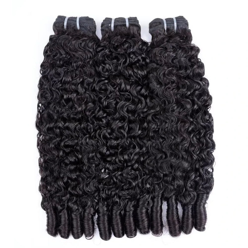 Extensiones de cabello humano rizado birmano