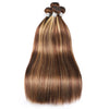 Extensiones Cabello Humano Castaño Miel