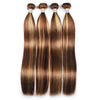 Extensiones Cabello Humano Castaño Miel