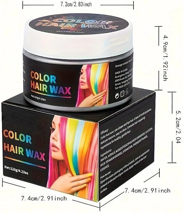 Cera Capilar de Colores (Tinte Temporal)