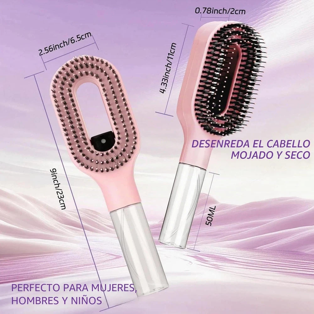 Cepillo Desenredante con Pulverizador