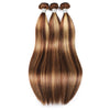 Extensiones Cabello Humano Castaño Miel